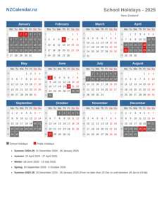 School Holidays 2025