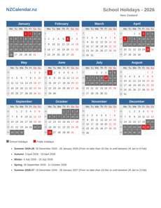 School Holidays 2026